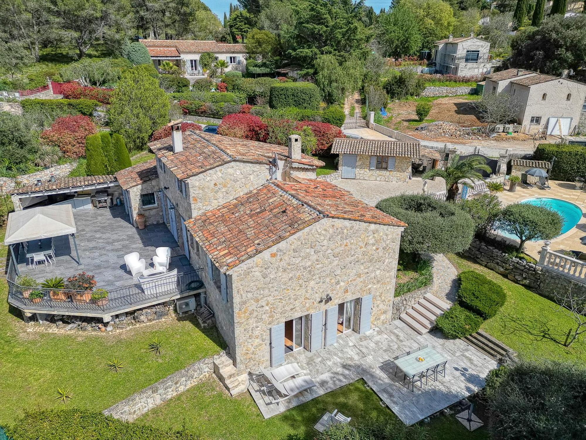 Gite Les Pins Climatise Piscine Chauffee Jardin Peymeinade ภายนอก รูปภาพ
