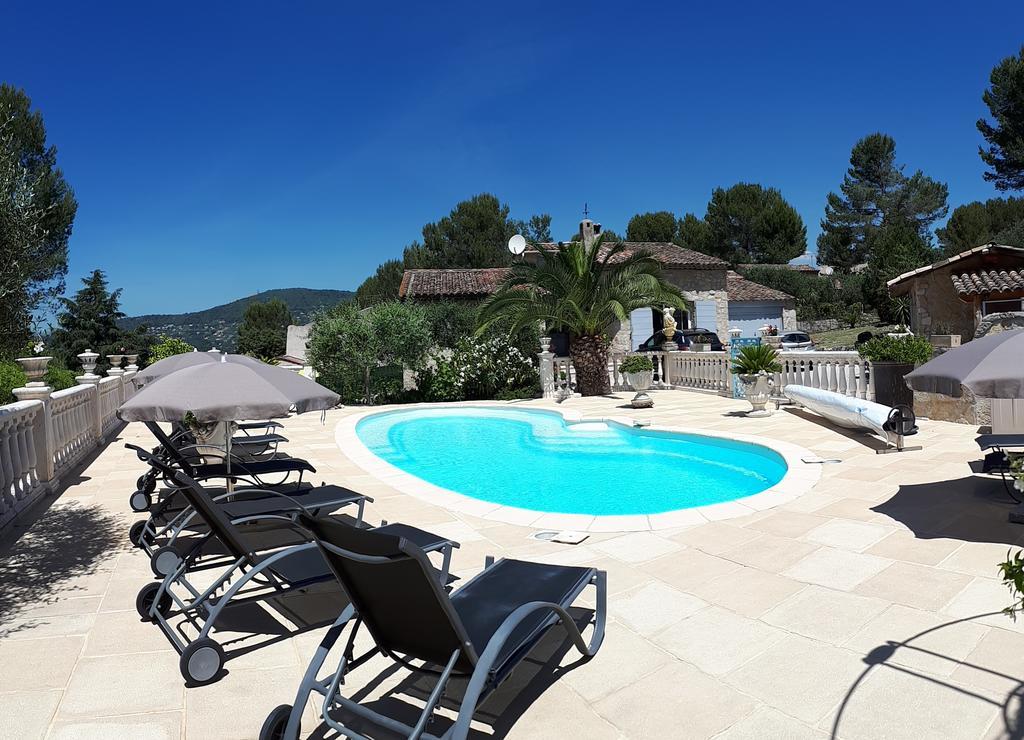 Gite Les Pins Climatise Piscine Chauffee Jardin Peymeinade ภายนอก รูปภาพ